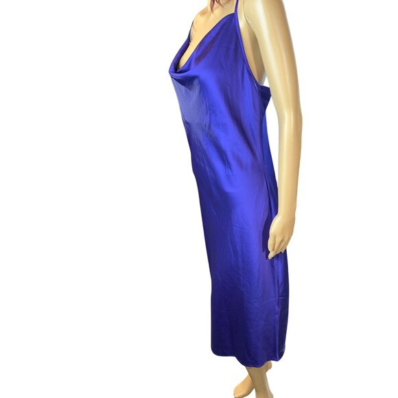 (5 for $25)Forever 21 Satin Slip Dress in Purple Size Small NWT - Picture 3 of 8